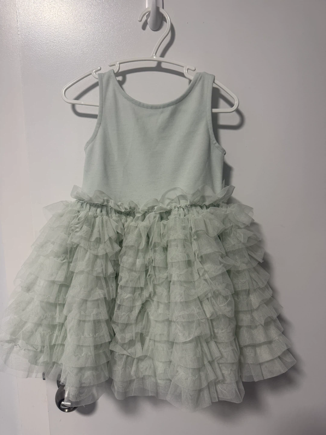 Girls' Mint Green Tulle Dress