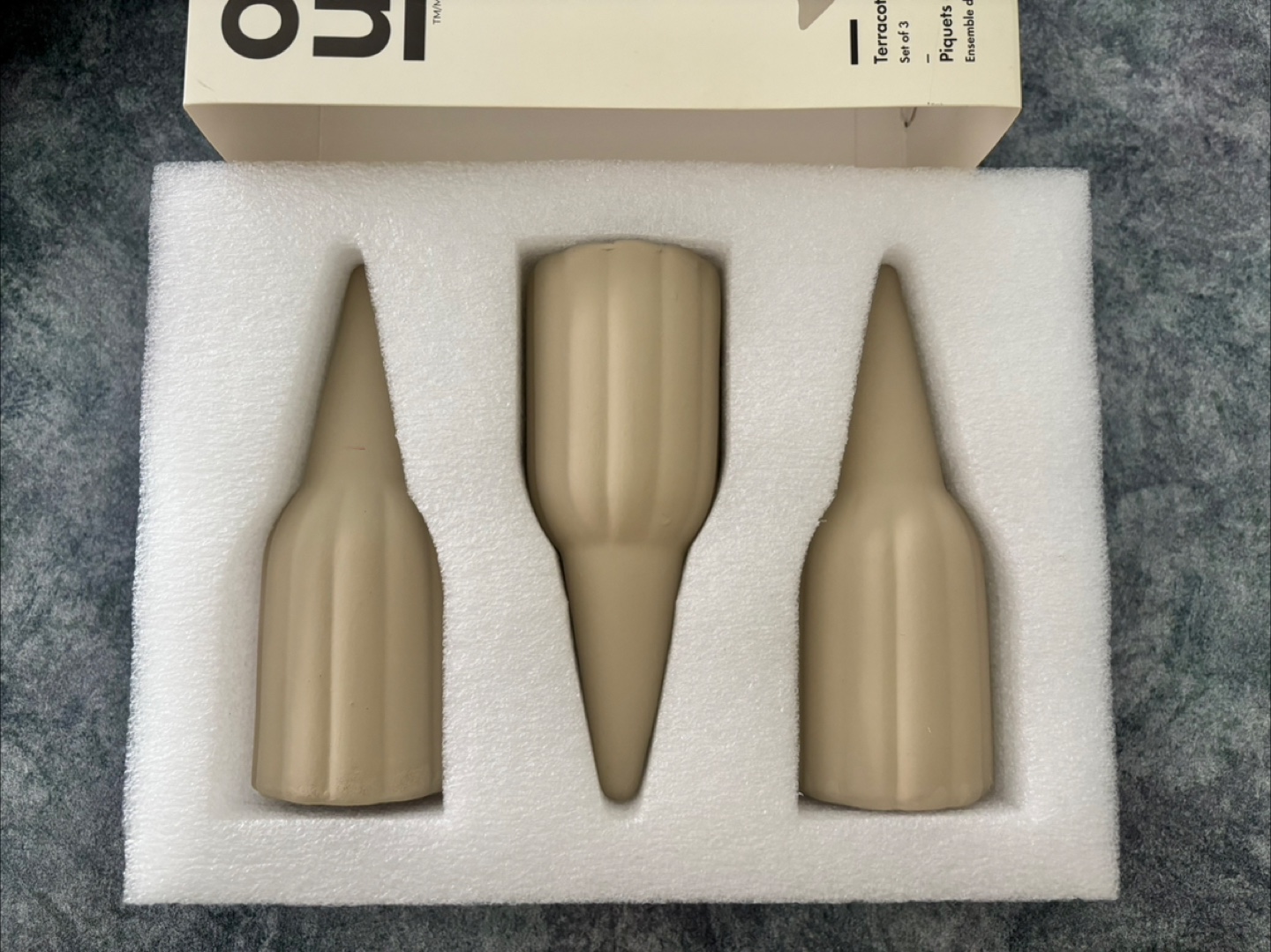 Oui Terracotta Self Watering Spikes (Set of 3) - photo 2