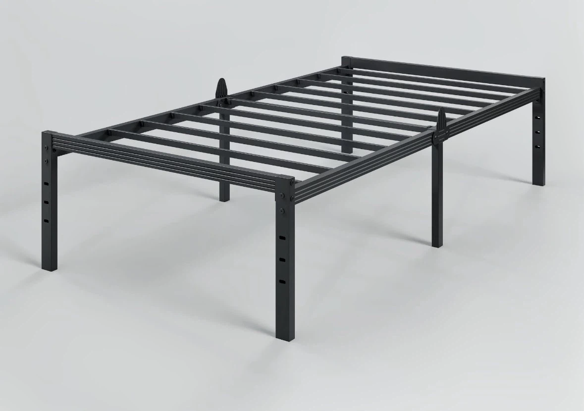 Twin XL Black Metal Bed Frame