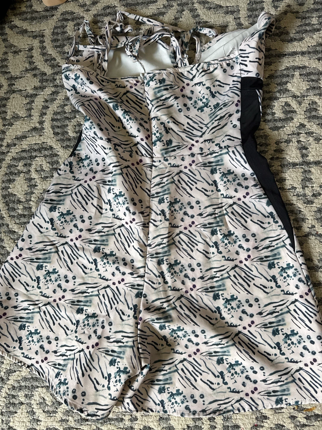 Womens Abstract Print Romper Size Small - photo 2
