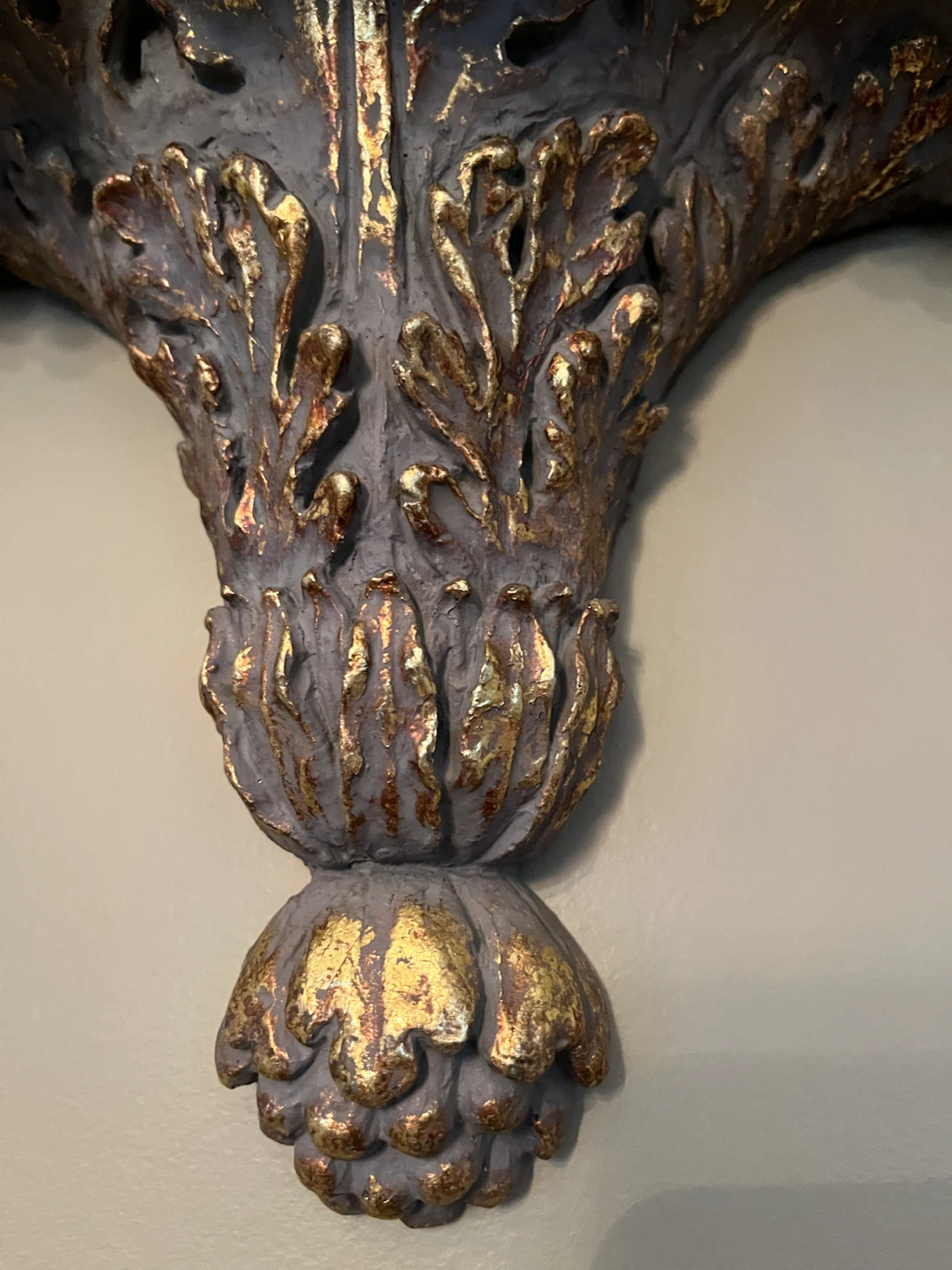 Decorative Wall Shelf with Ornate Bracket - photo 3
