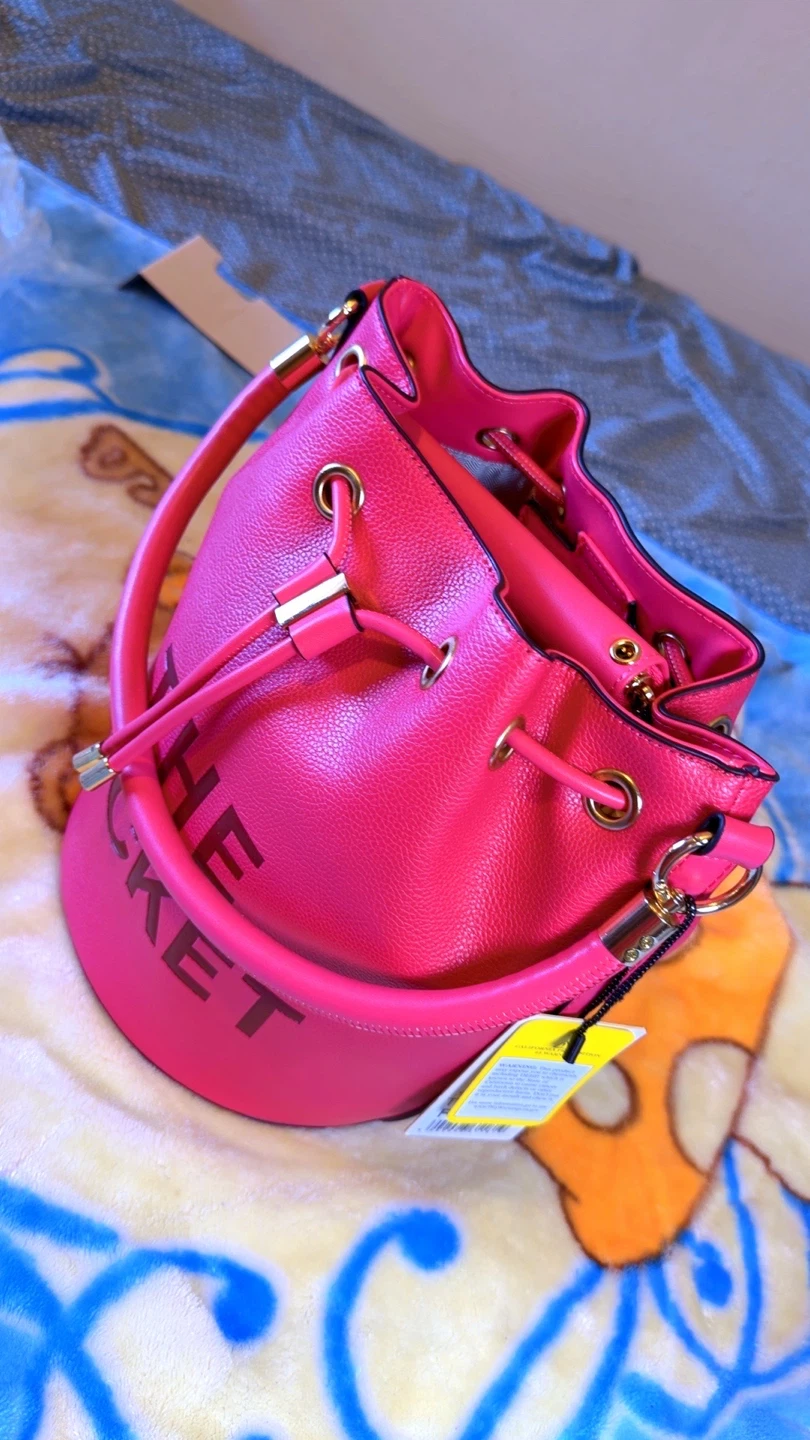 Pink Bucket Bag with Matching Wallet - photo 4
