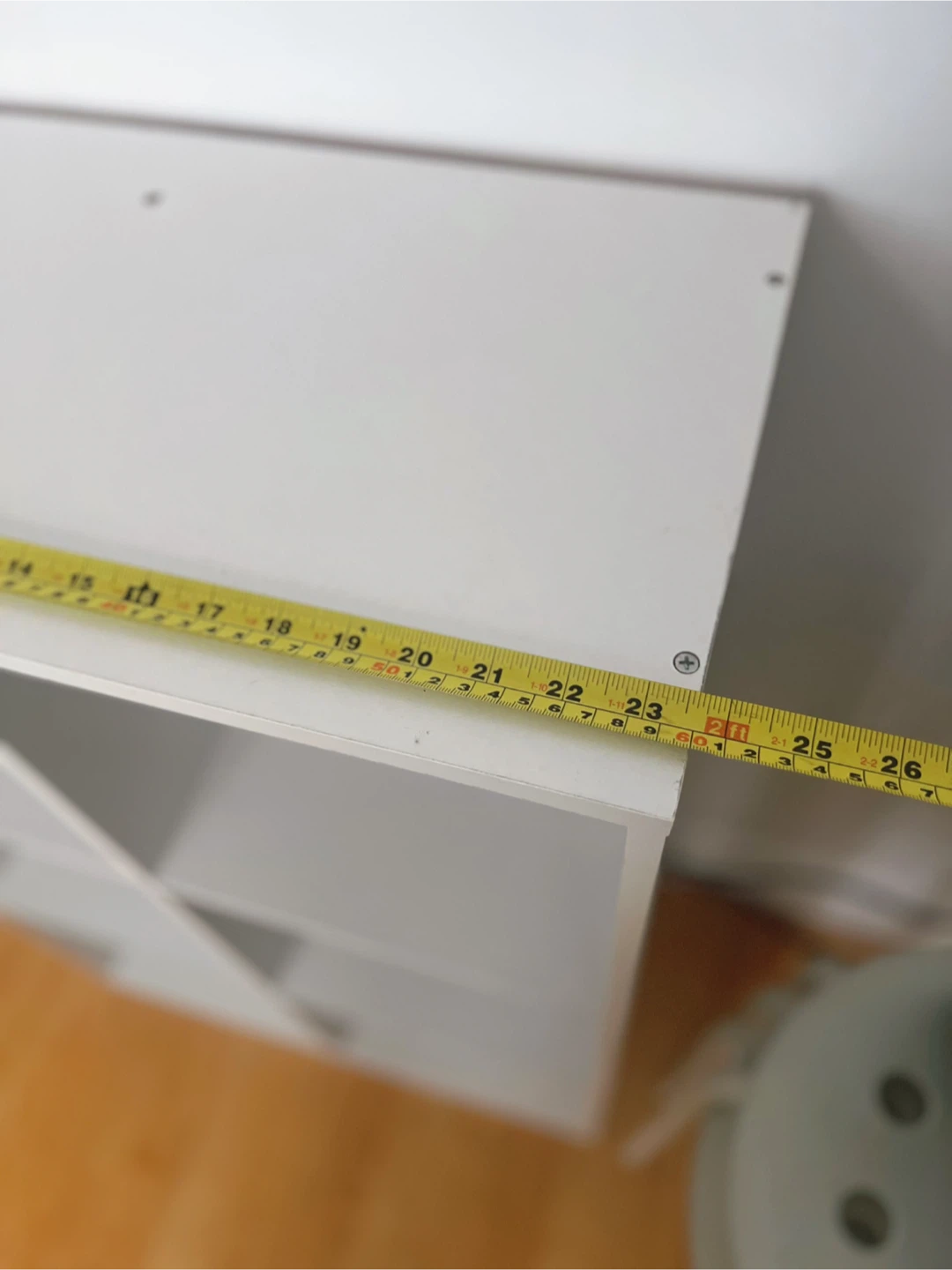 White 6-Cube Storage Shelf - photo 3