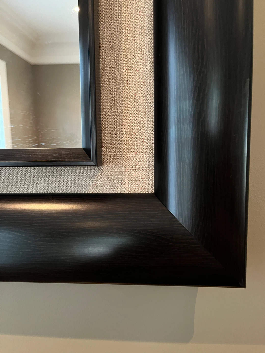 Decorative Wall Mirror with Three Square Panels - photo 3