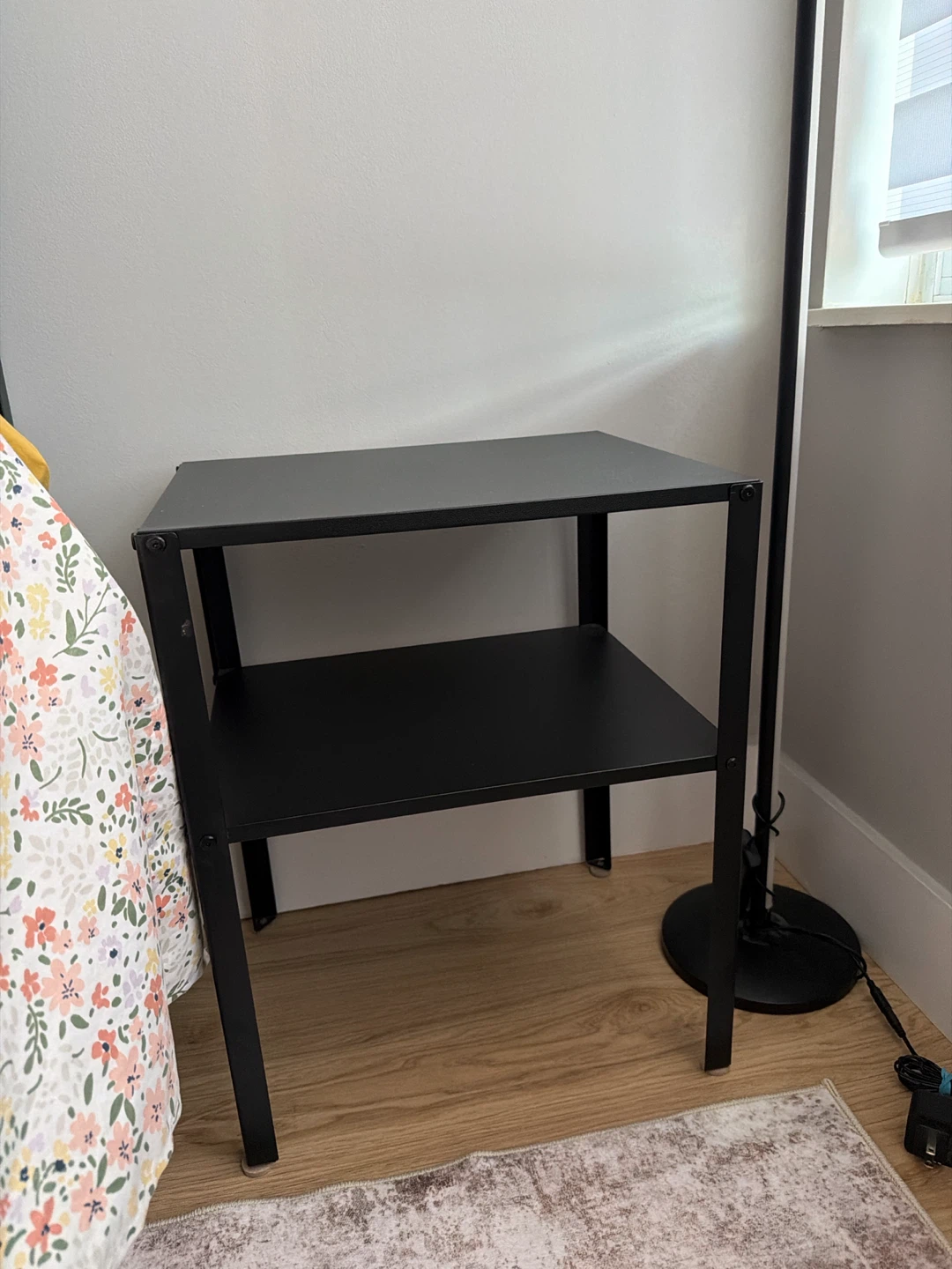 Black Two-Tiered End Table - photo 2