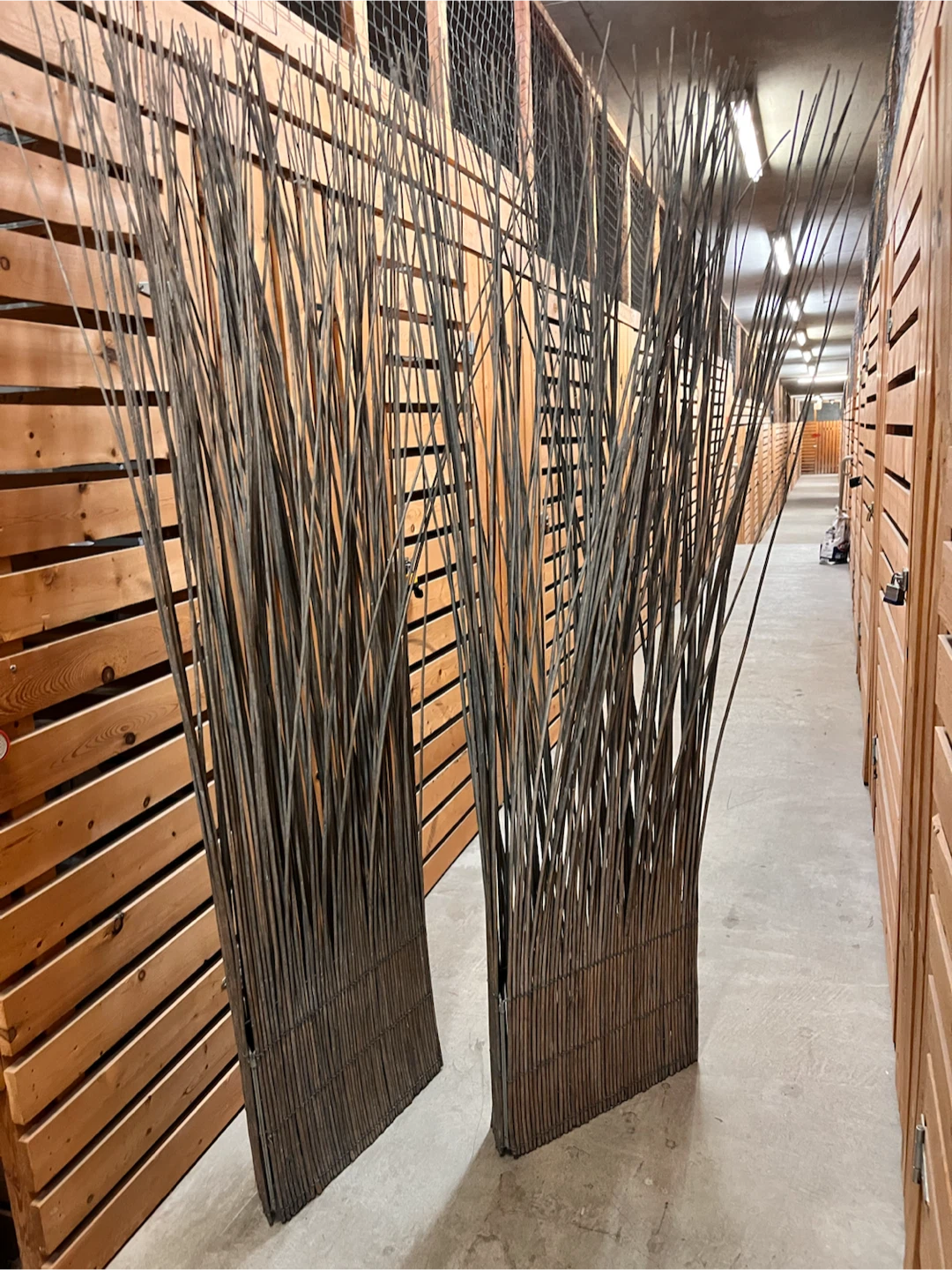 Set of 2 Decorative Reed Screens