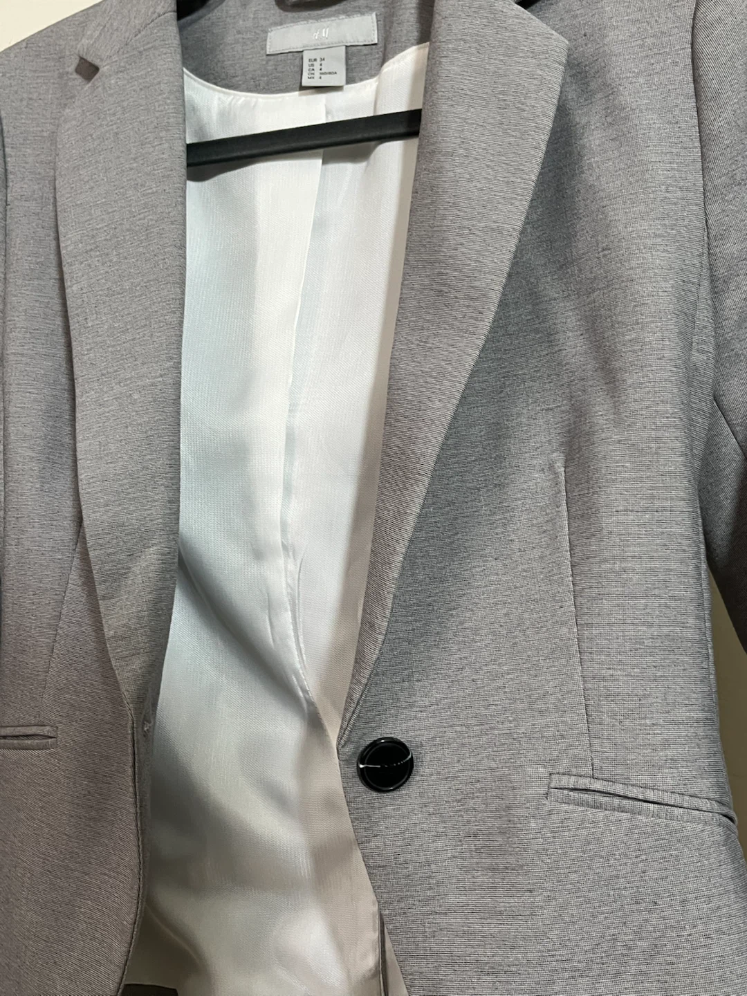 H&M Gray Blazer Jacket - photo 4
