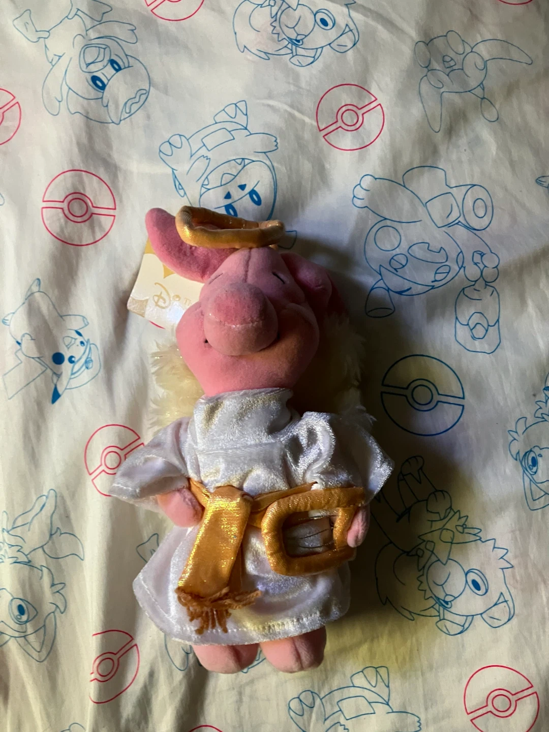 Disney Store Piglet Angel Plush Toy