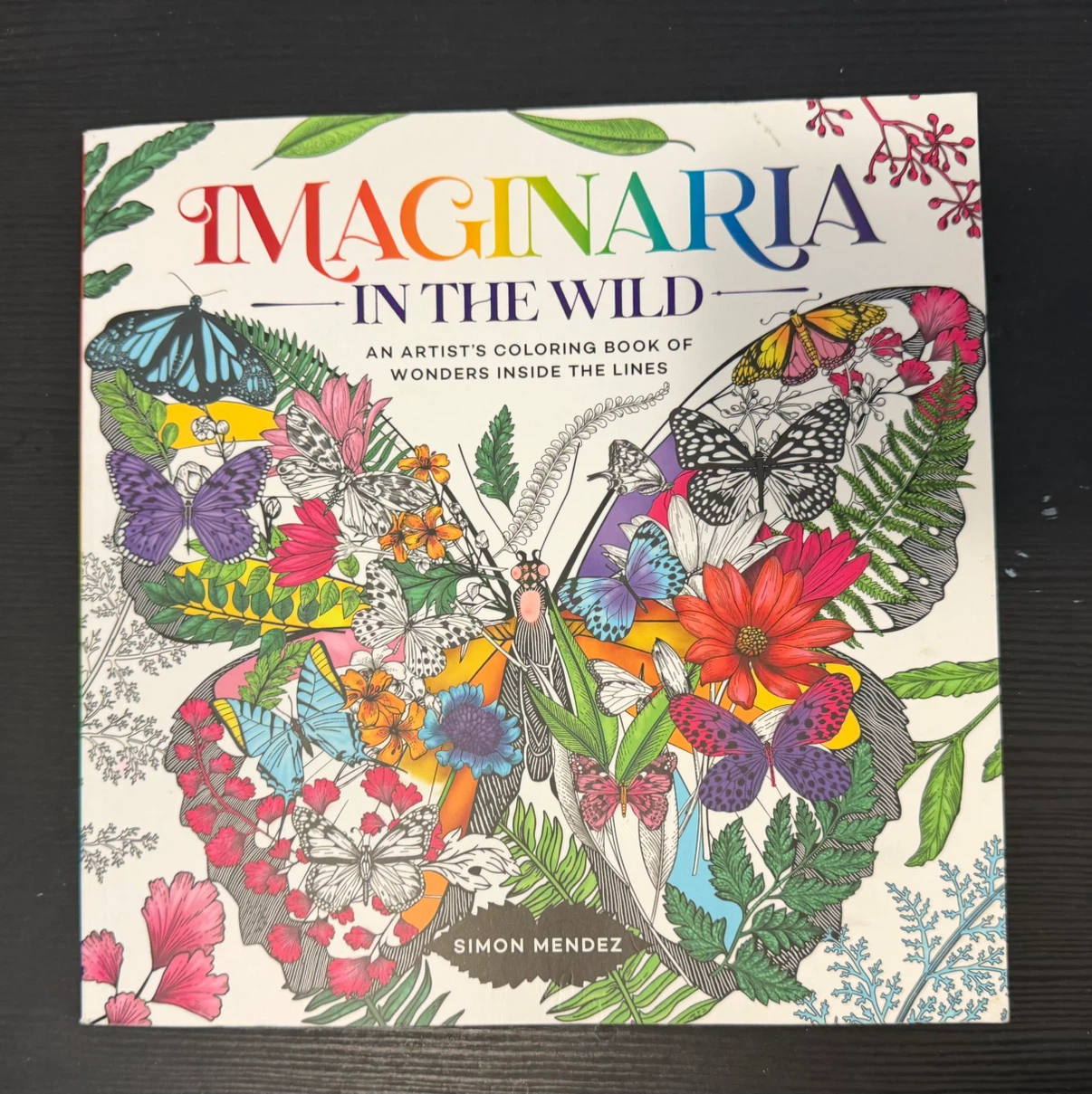 Imaginaria In The Wild Coloring Book by Simon Mendez (Used)