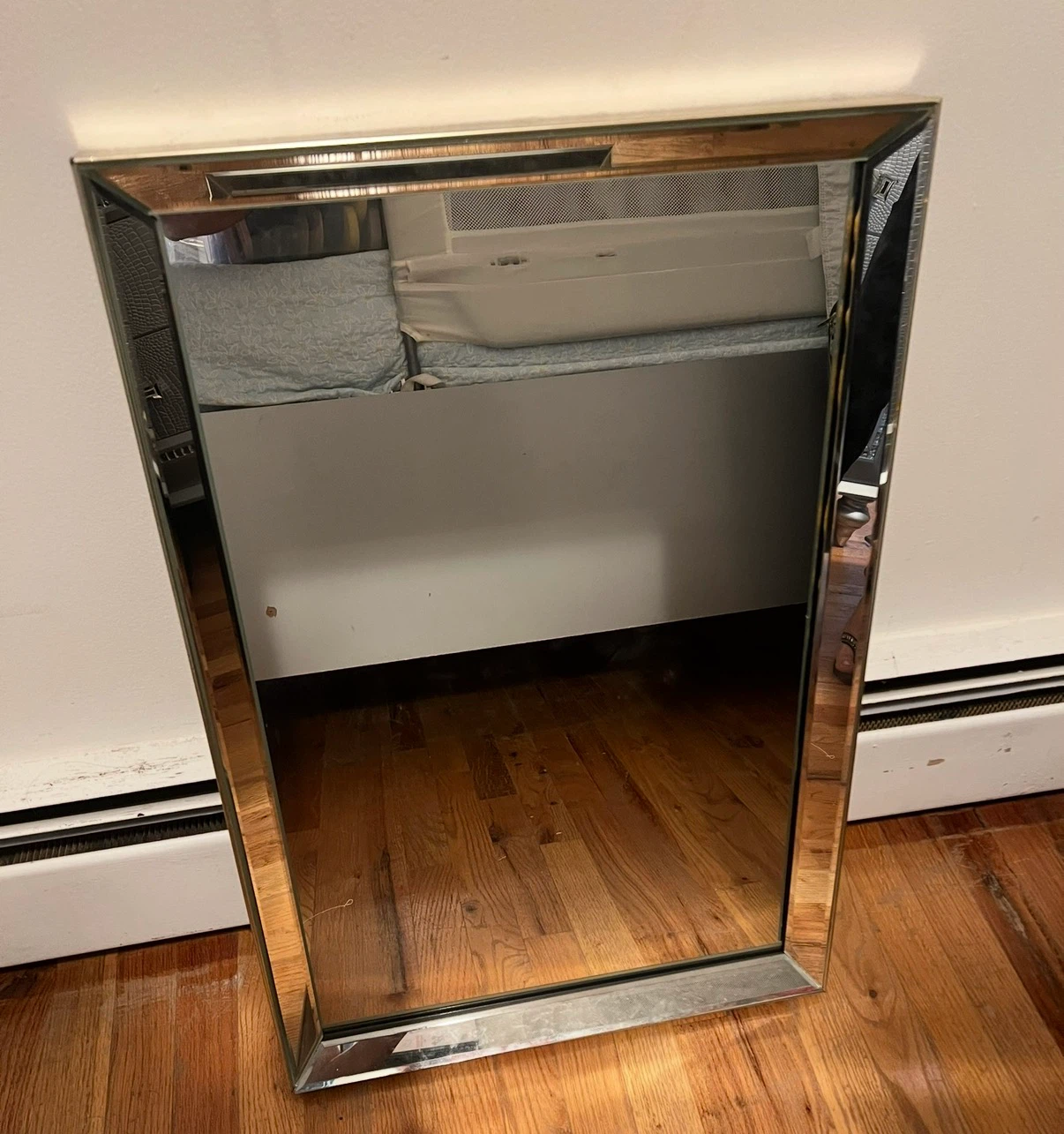 Framed Mirror with Beveled Edges
