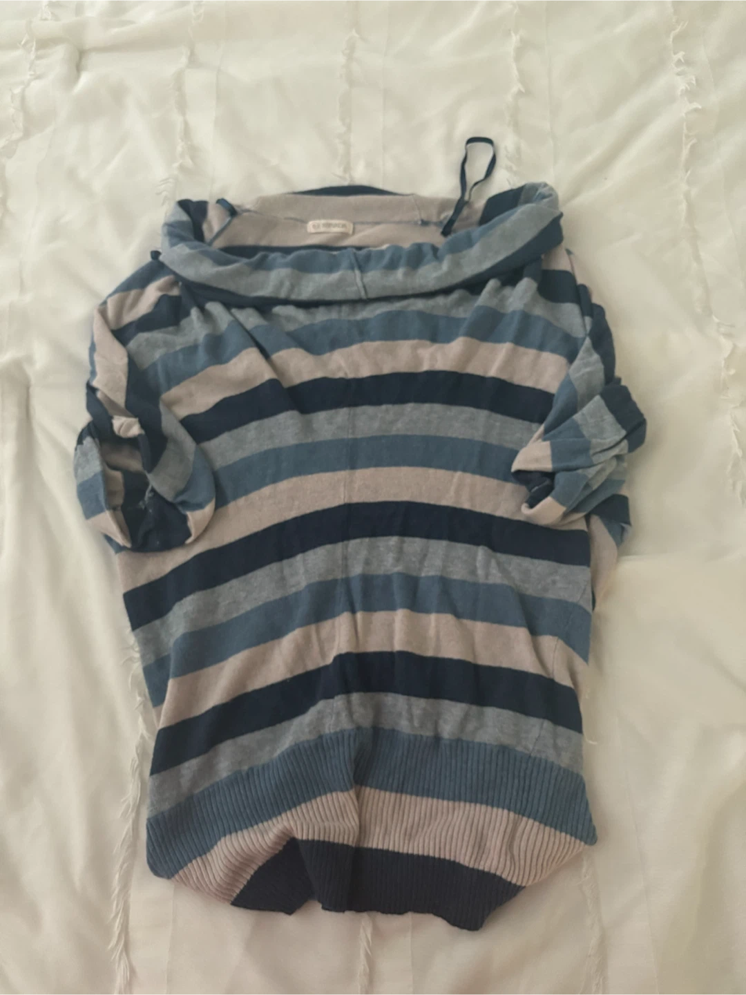 Nevada Striped Cowl Neck Sweater