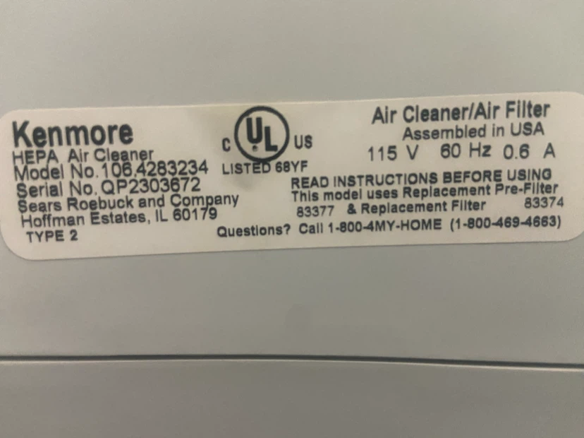 Kenmore HEPA Air Cleaner - photo 4