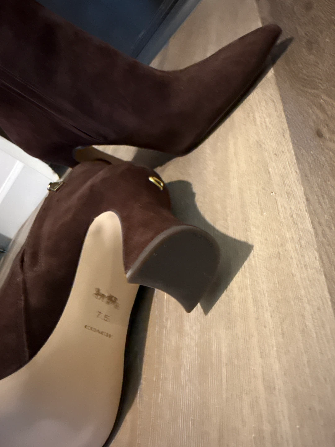 Coach Suede Ankle Boots - photo 4