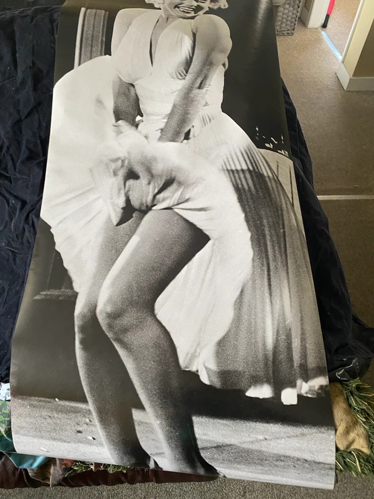 Marilyn Monroe "The Seven Year Itch" Poster - photo 3