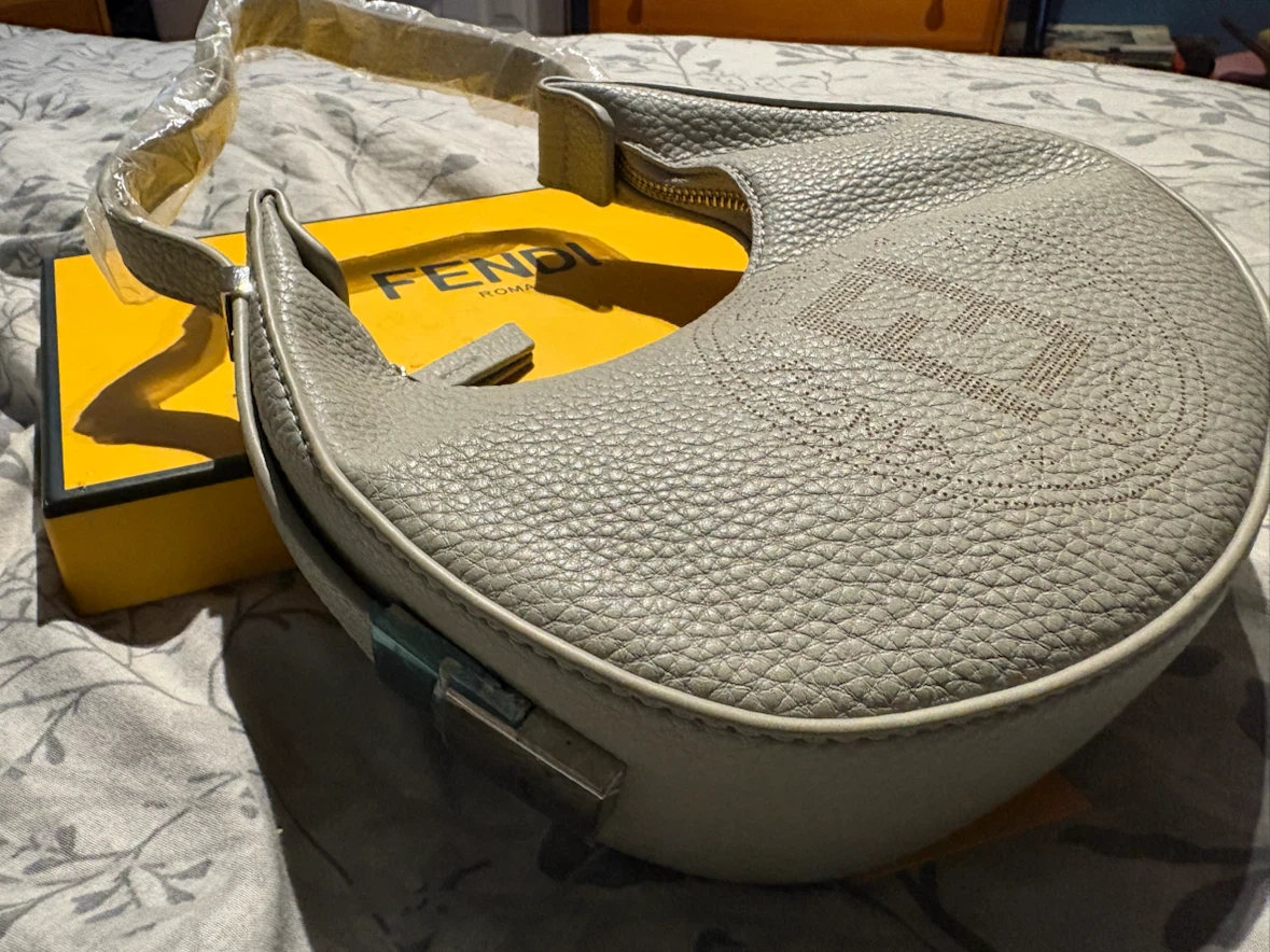 Fendi Grey Leather Hobo Bag - photo 2