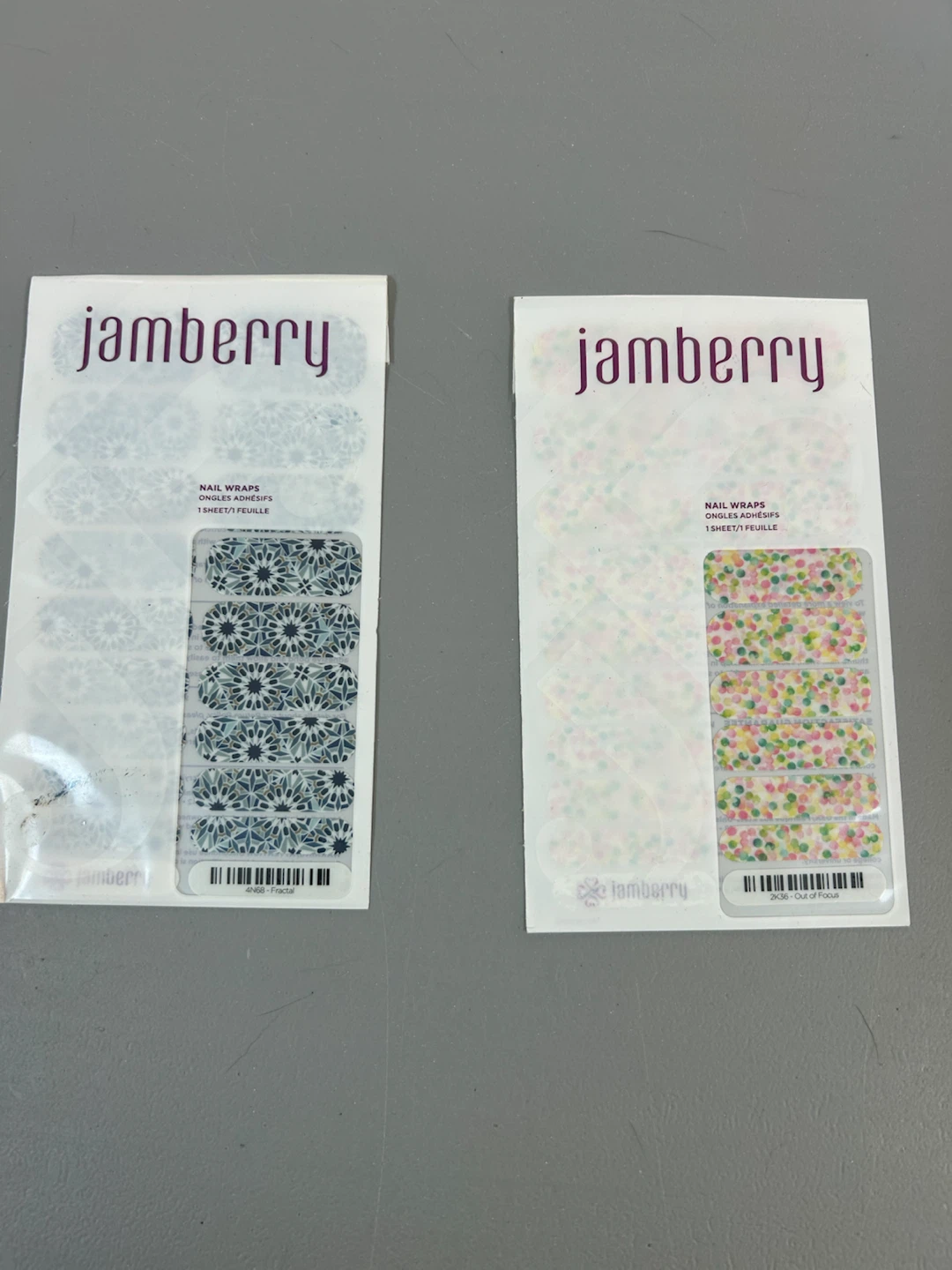 Jamberry Nail Wraps - Fractal & Out of Focus