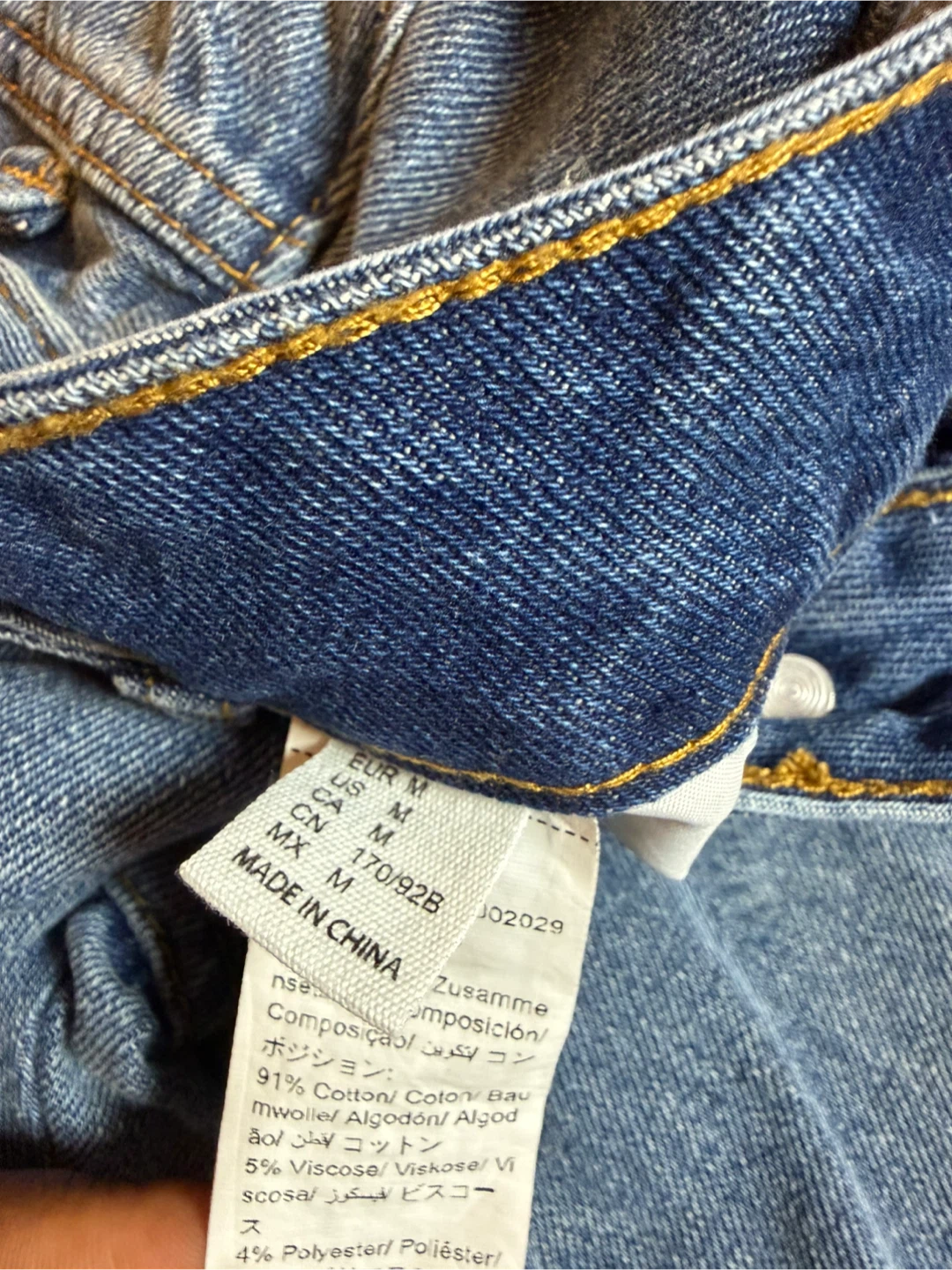 Blue Cargo Jeans Size M - photo 3