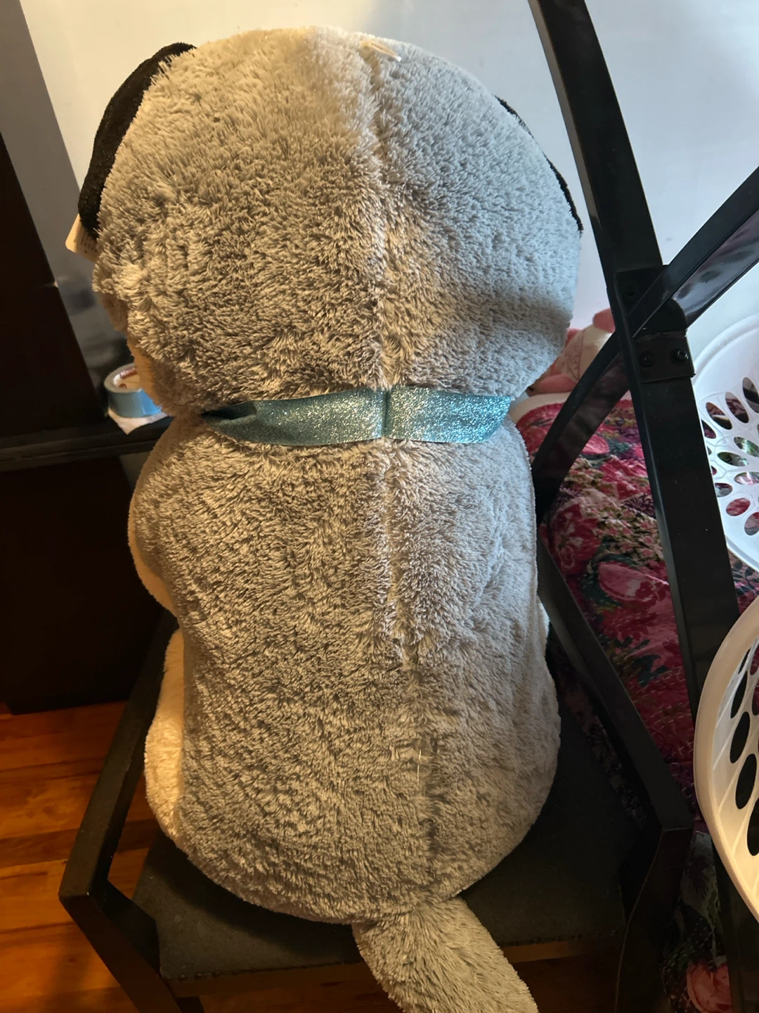 Large Plush Husky Stuffed Animal Toy - photo 2