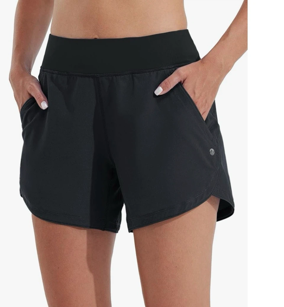 Black Running Shorts with Liner - photo 2