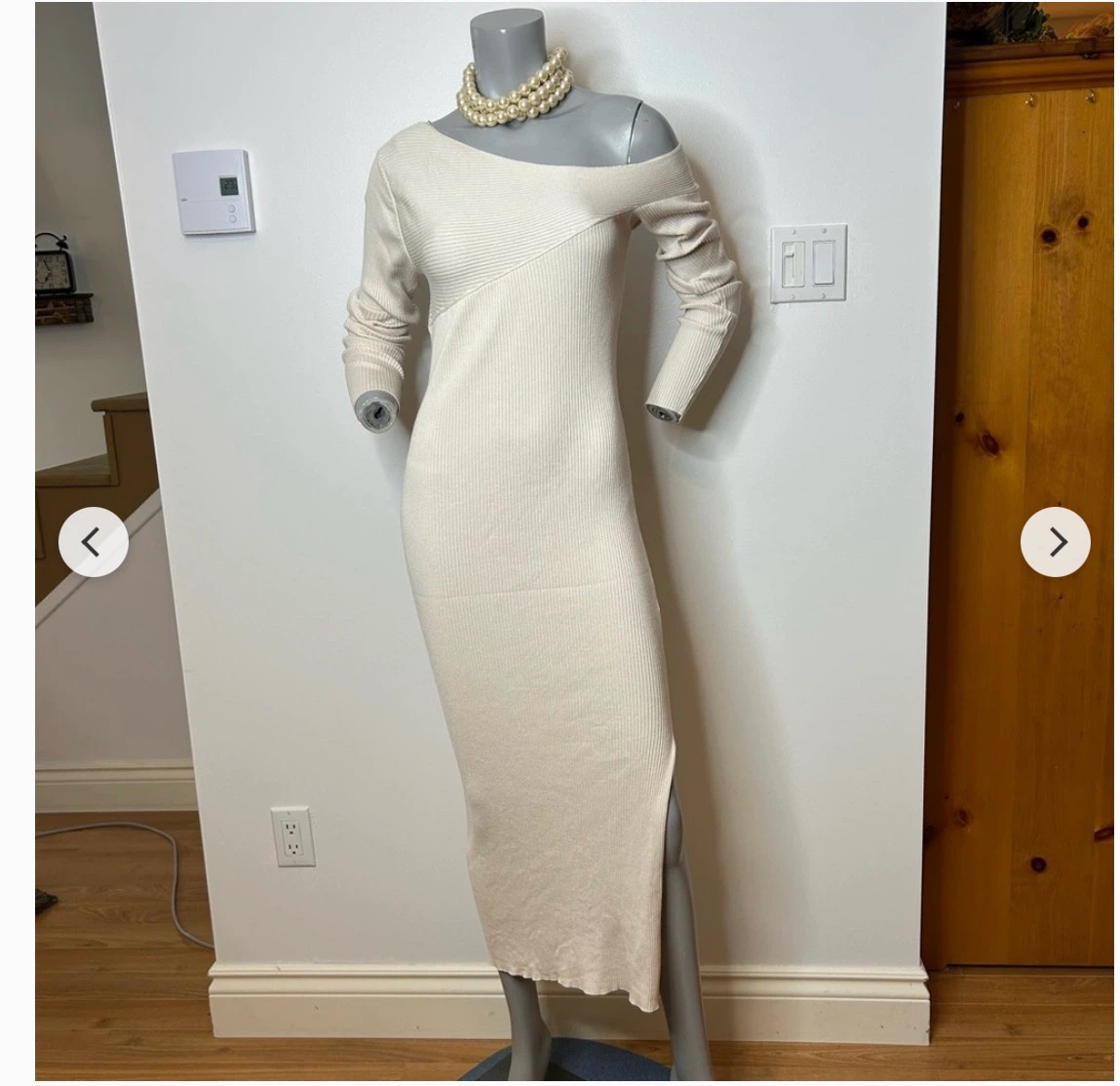 Dynamite cream knit dress - photo 4