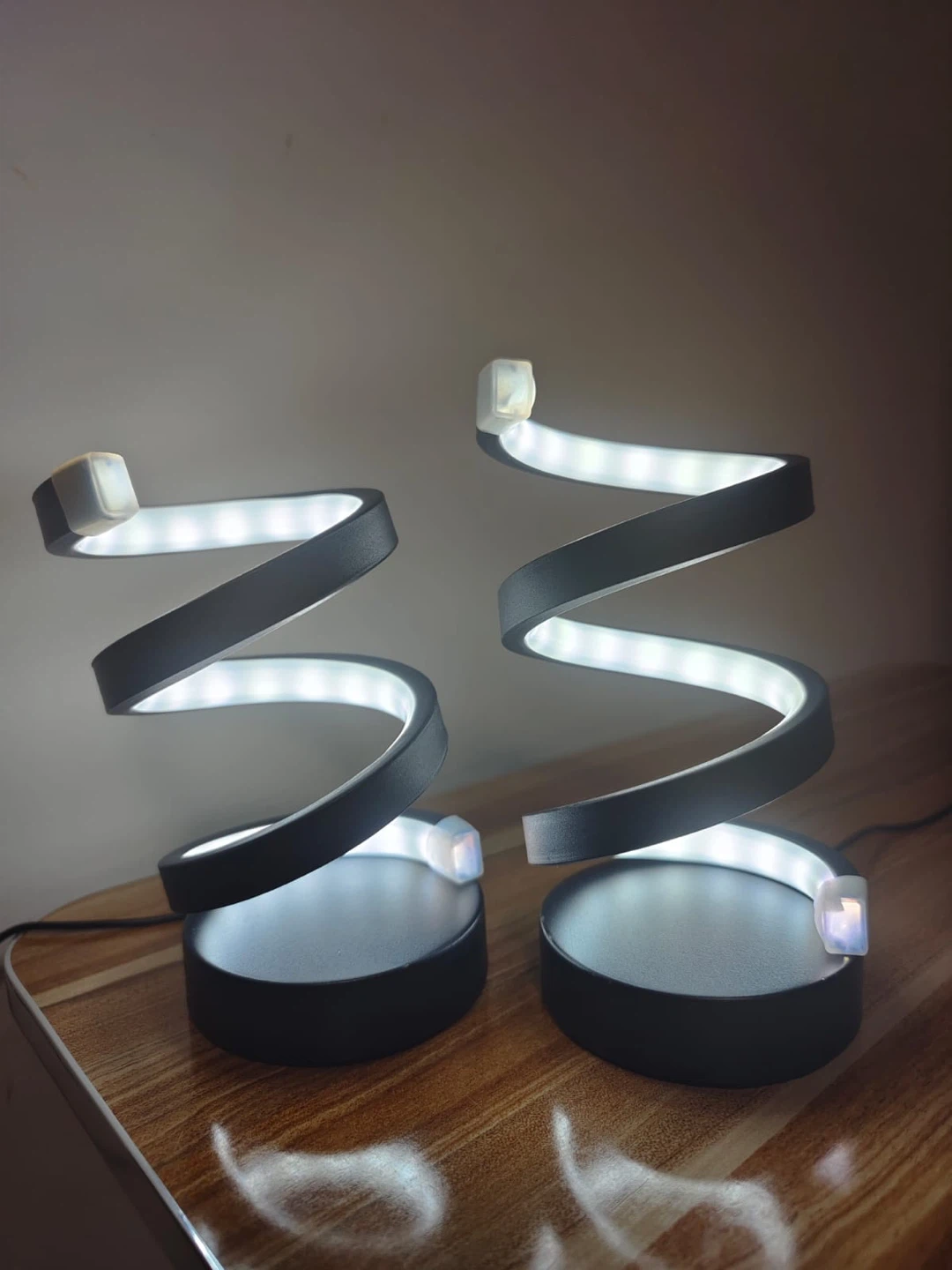 BRAND NEW - Spiral LED Desk Lamp (Set of 2) - photo 3