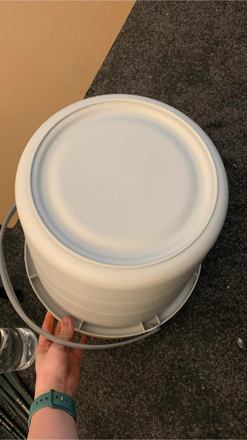 Ikea Bucket with Yellow Bowl and Lid - photo 4