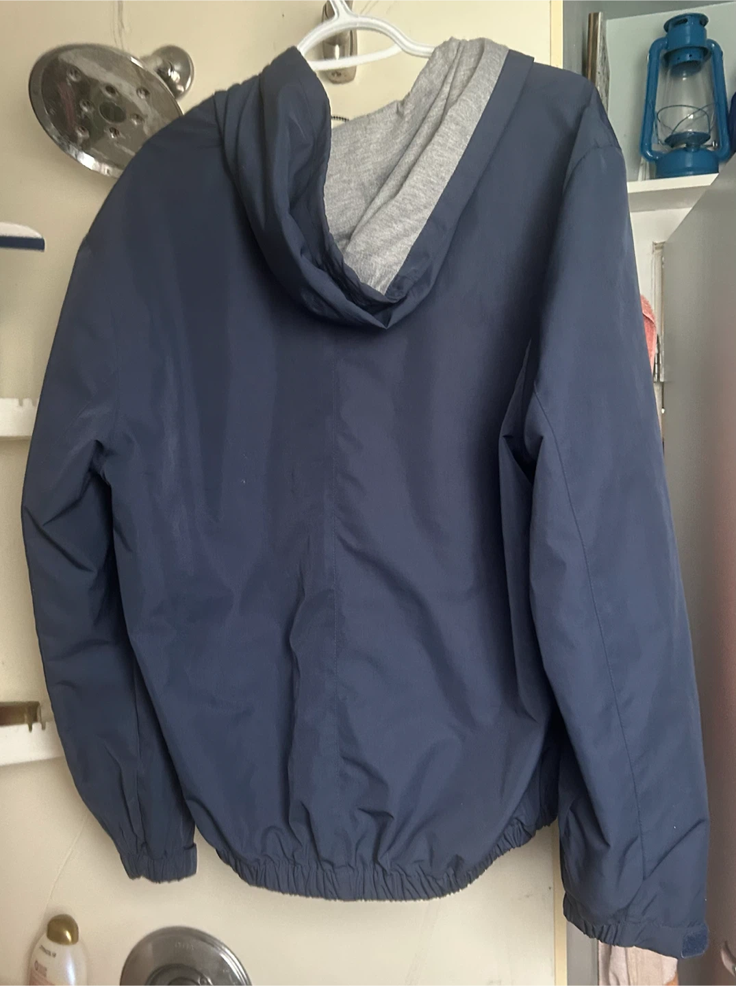 Men's Navy Windbreaker Jacket - photo 2