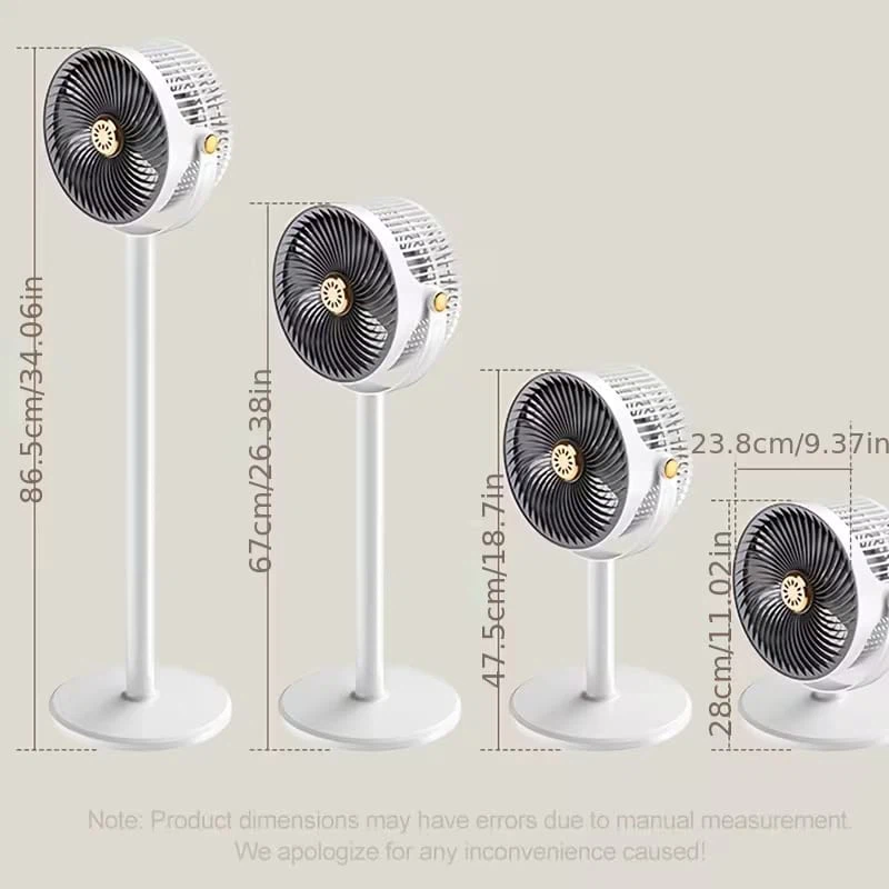 BRAND NEW - Vertical Circulation Floor Fan - White Grey - photo 4