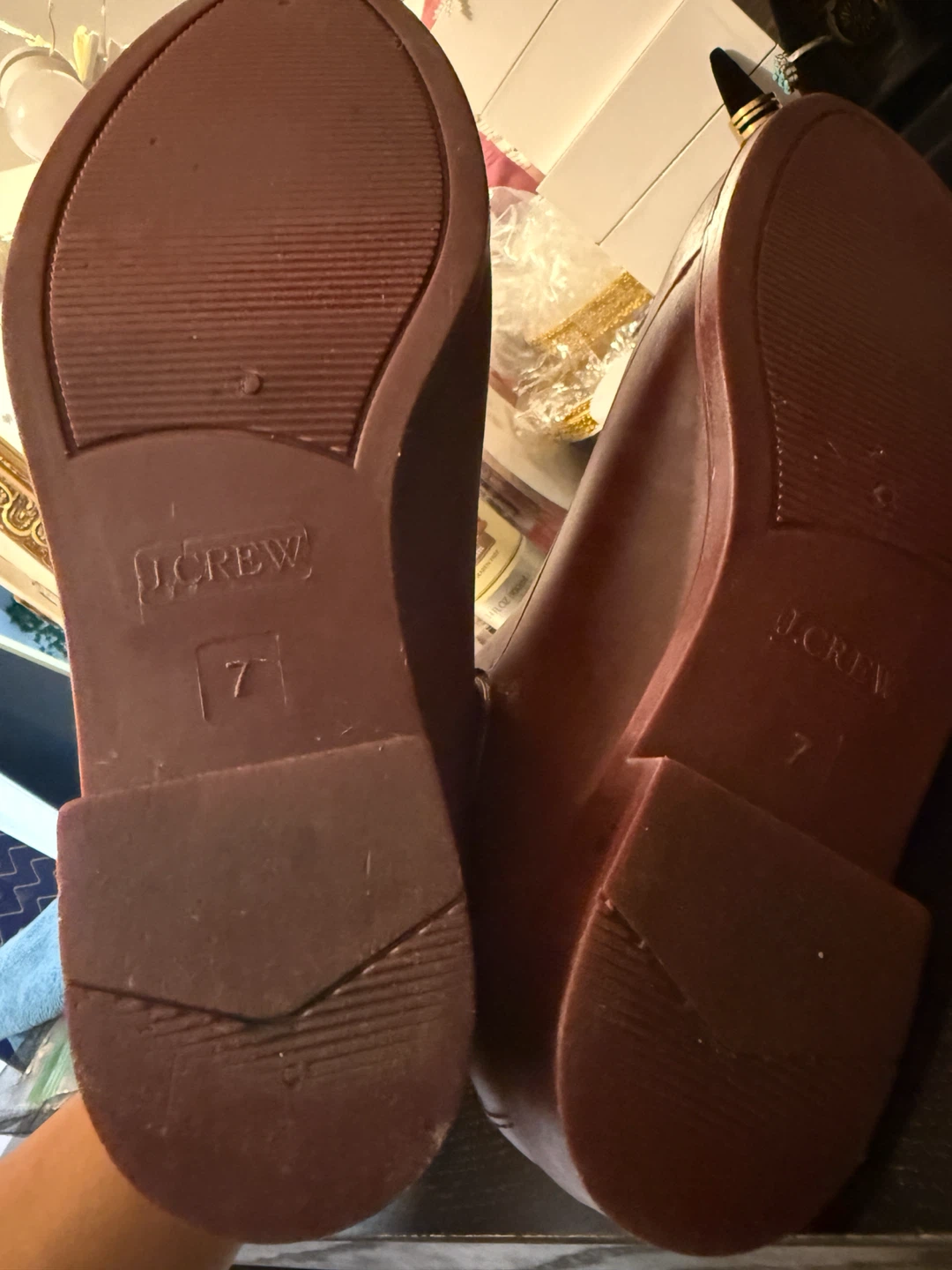 J.Crew Burgundy Rain Boots Size 7 - photo 3