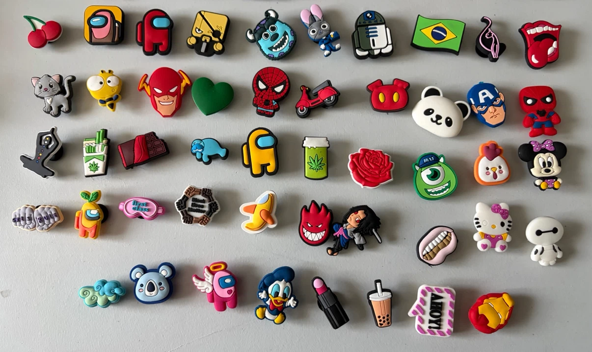 $10 for 88 random shoe charms for crocs - photo 3