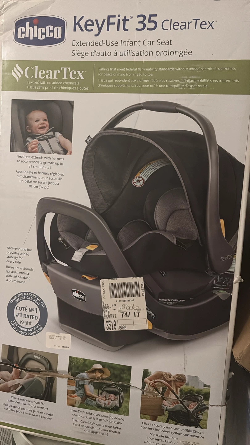Chicco KeyFit 35 ClearTex Extended-Use Infant Car Seat