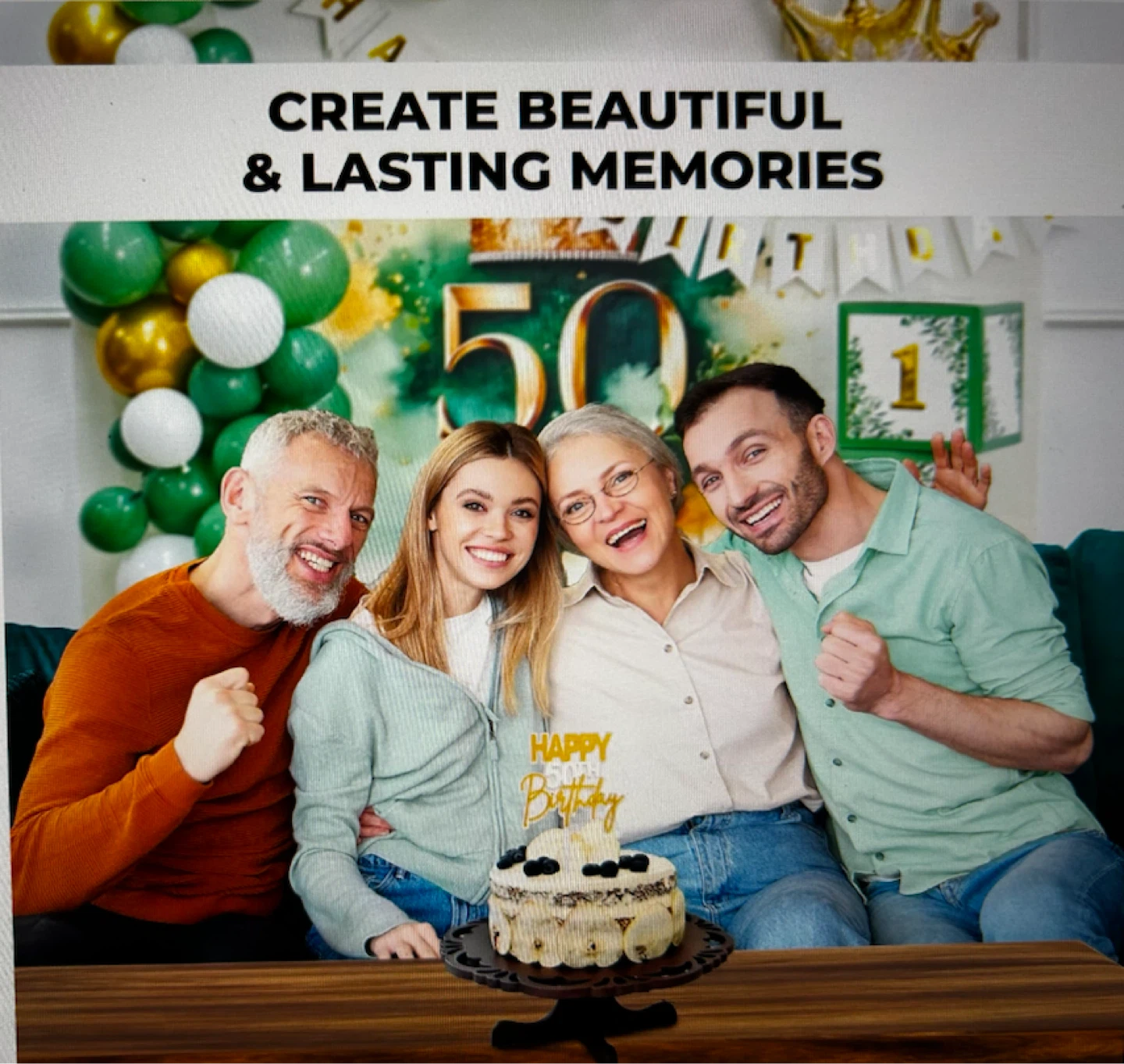 50th Birthday Party Decor Set - photo 4