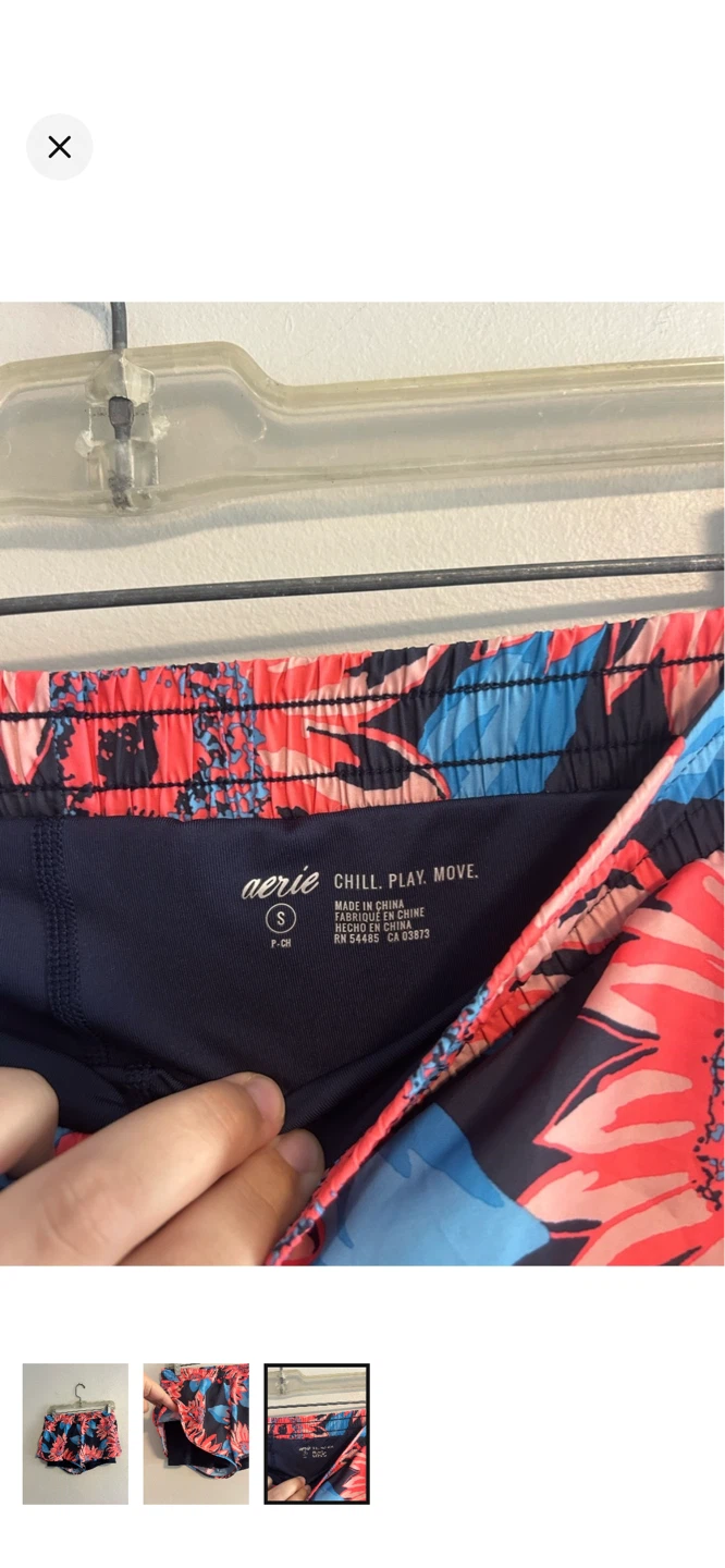 Aerie Floral Running Shorts - photo 3
