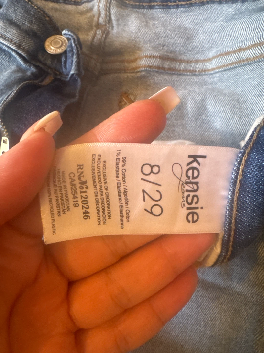 Kensie Jeans Vintage Luxe Denim Shorts Size 8/29 - photo 2