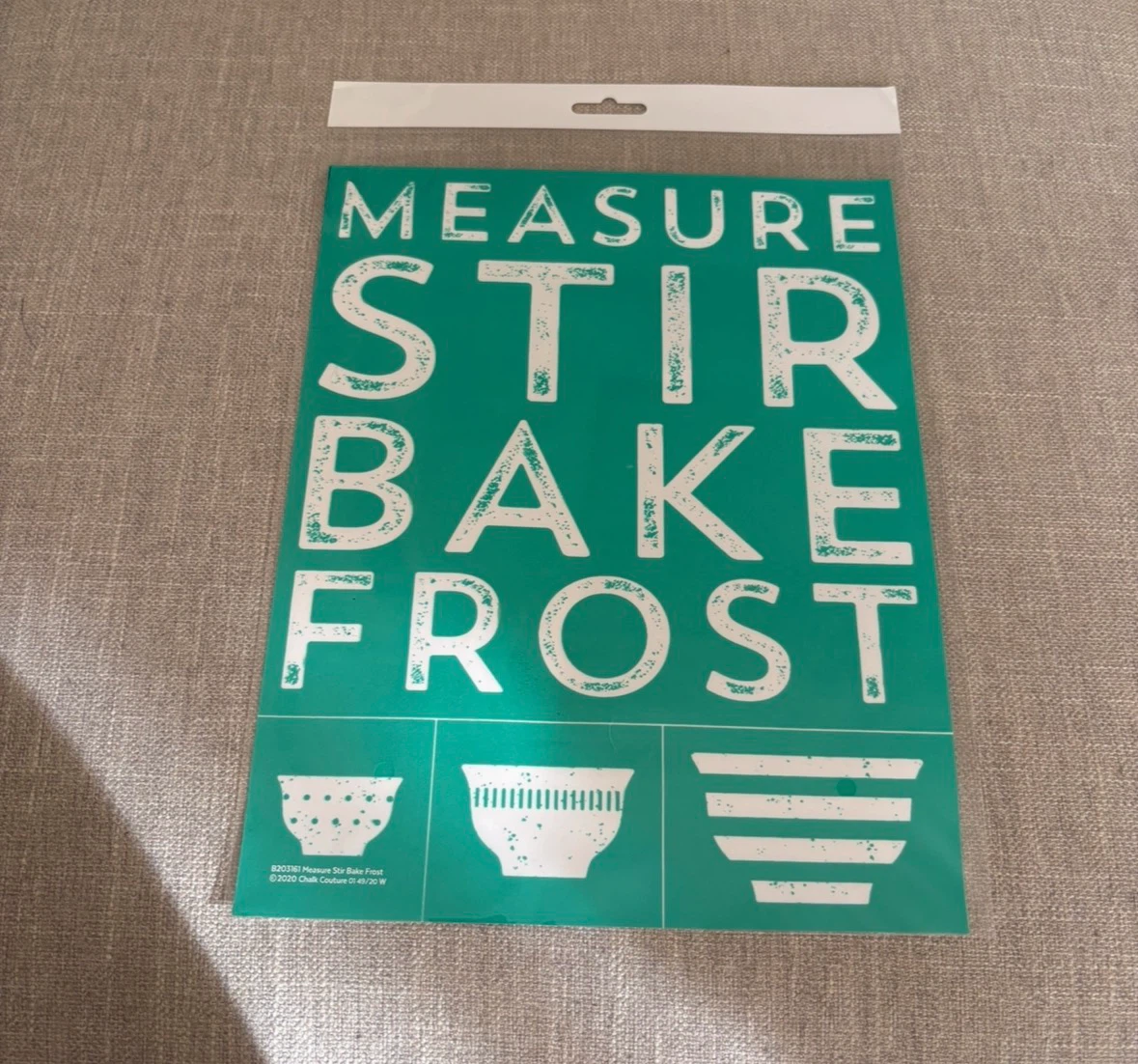 Chalk Couture Stencil Measure Stir Bake Frost