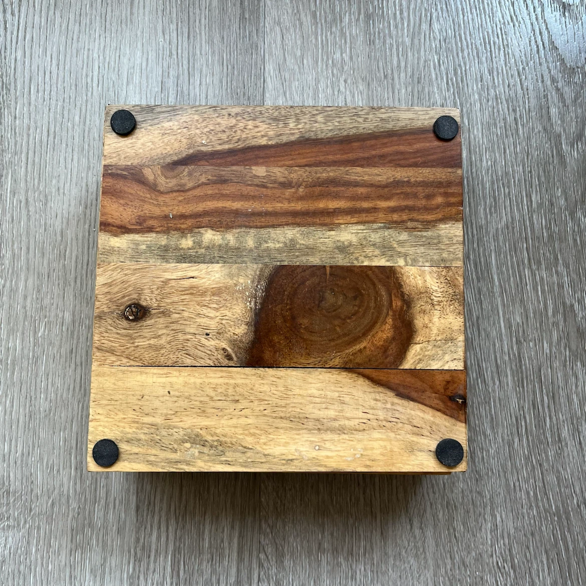 Wooden Decorative Box (6x6x2 in) - photo 5