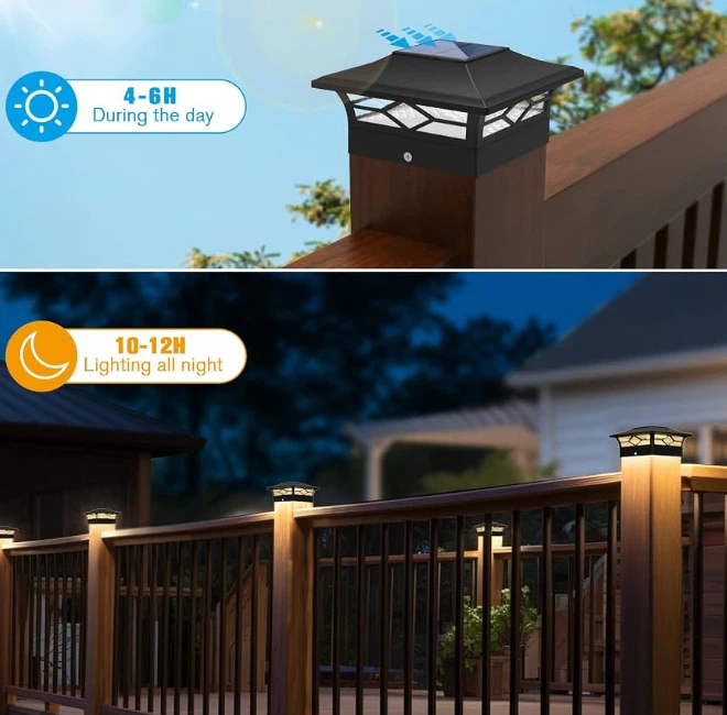 6 pack Solar Post Cap Lights - photo 2