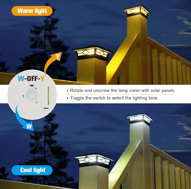 6 pack Solar Post Cap Lights - photo 5
