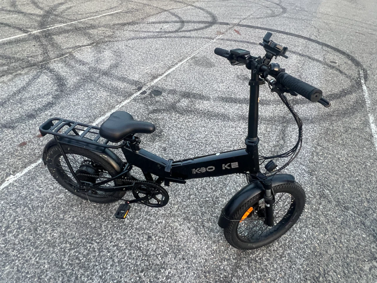 Black KBO KE Folding Electric Bike - photo 2