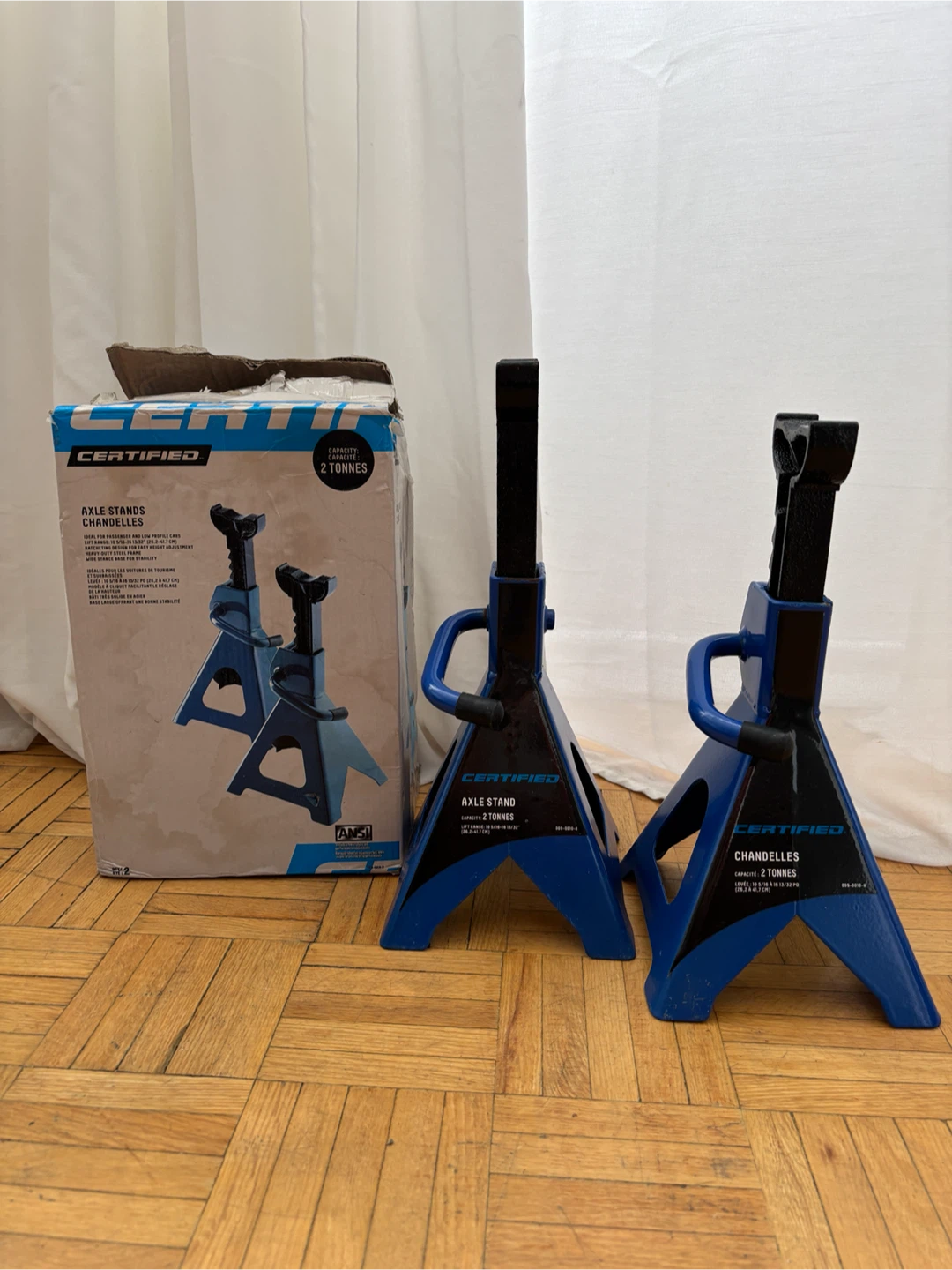 Certified Axle Stands (2 Tonnes)