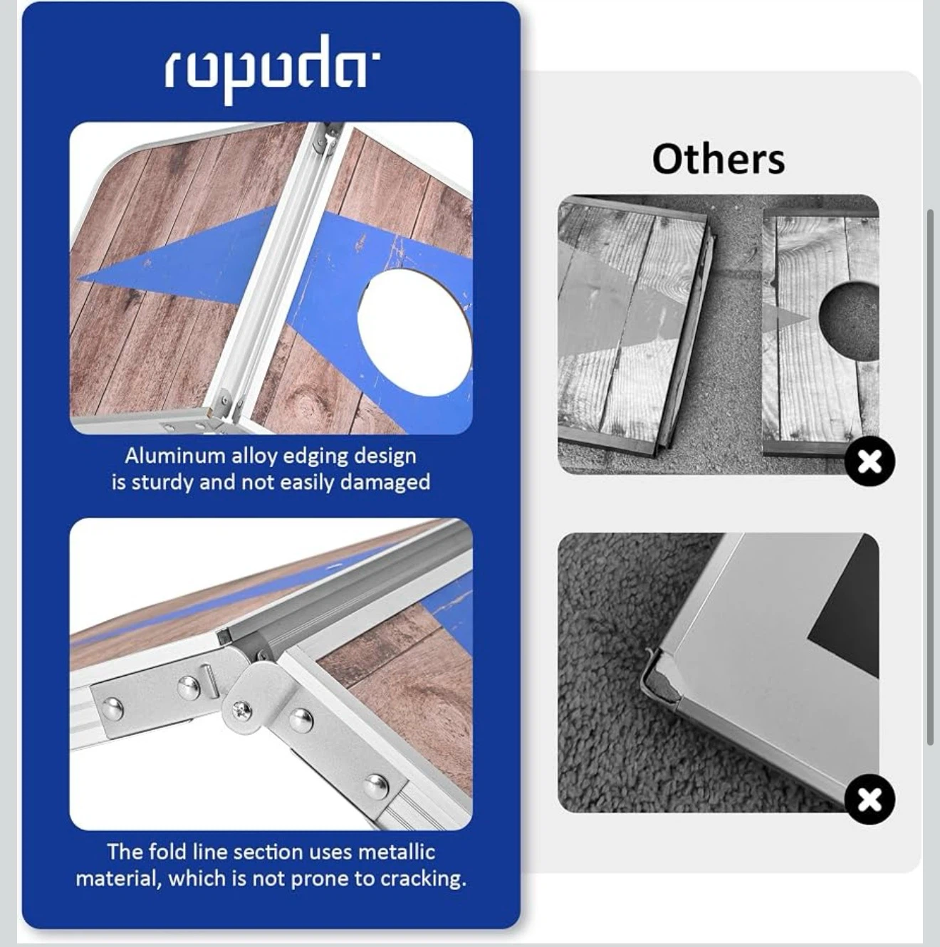 ROPODA Portable Cornhole Board Set - photo 4
