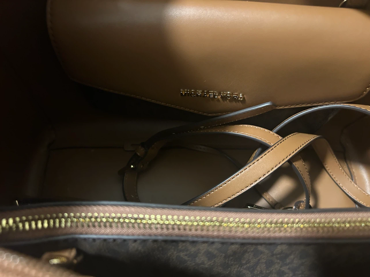 Michael Kors Brown Leather Tote Bag - photo 2