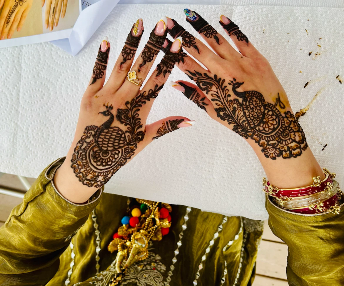 Intricate Henna Designs for Hands .DM for inquiries ❤️ - photo 2