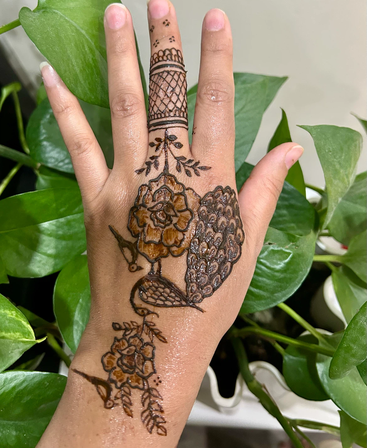 Intricate Henna Designs for Hands .DM for inquiries ❤️ - photo 4