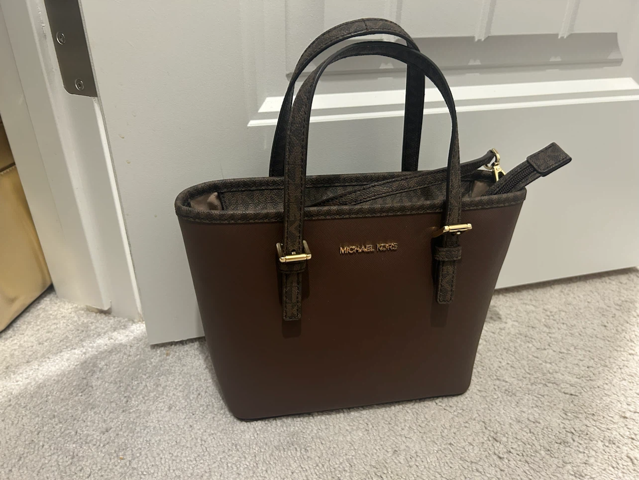 Michael Kors Brown Tote Bag