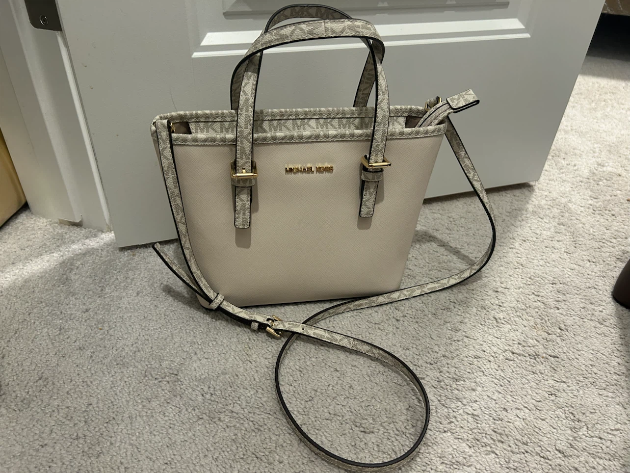 Michael Kors Beige Tote Bag