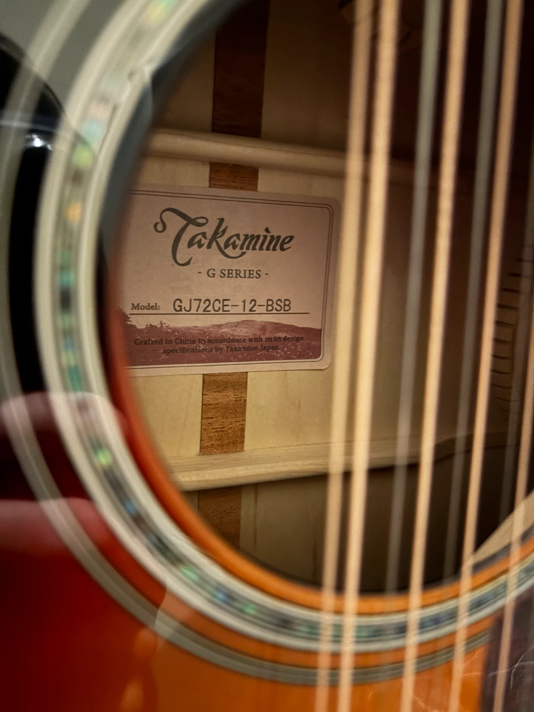 Takamine 12 String Acoustic Electric Guitar - photo 4