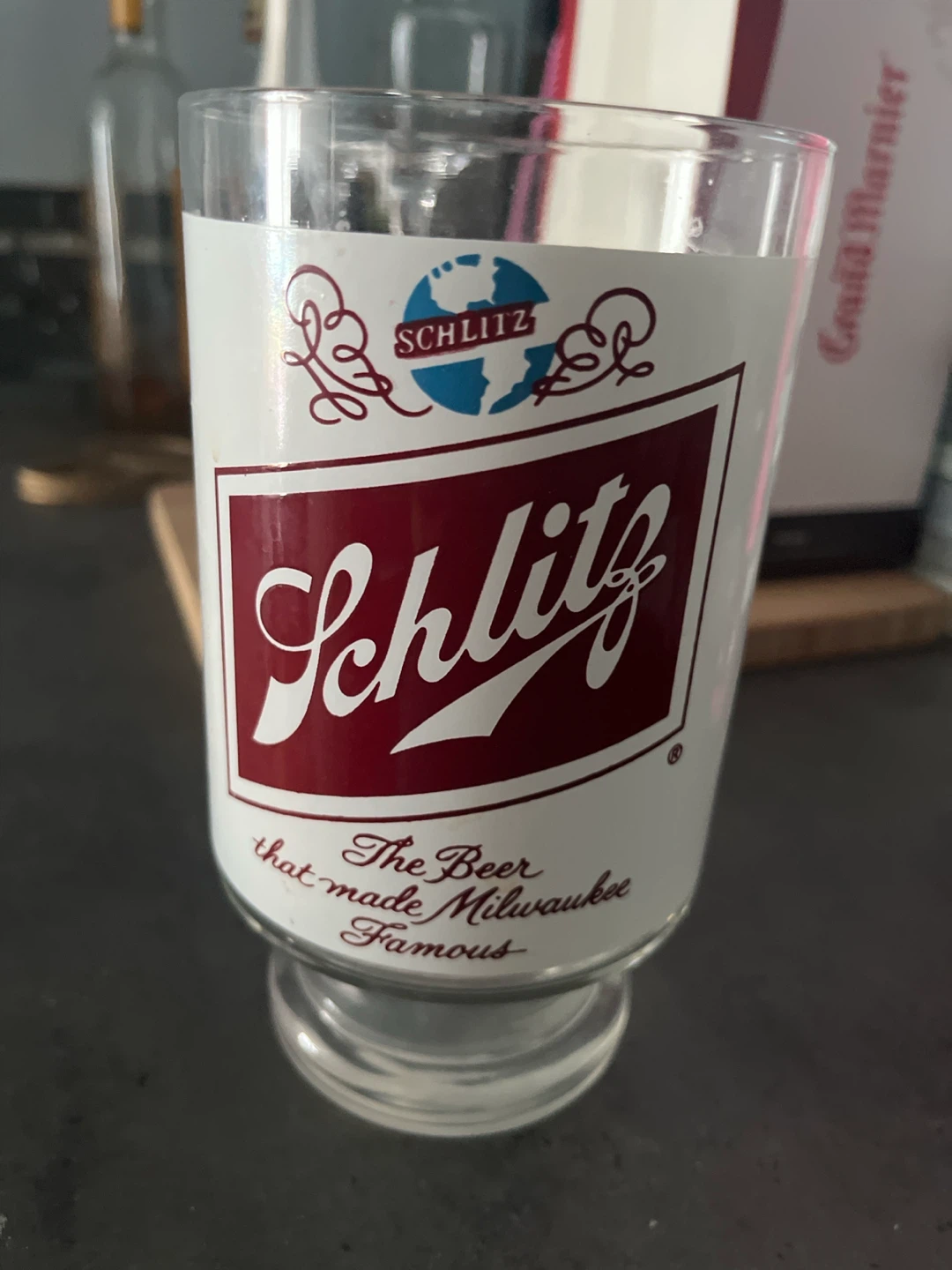 Schlitz "The Beer That Made Milwaukee Famous" Glass