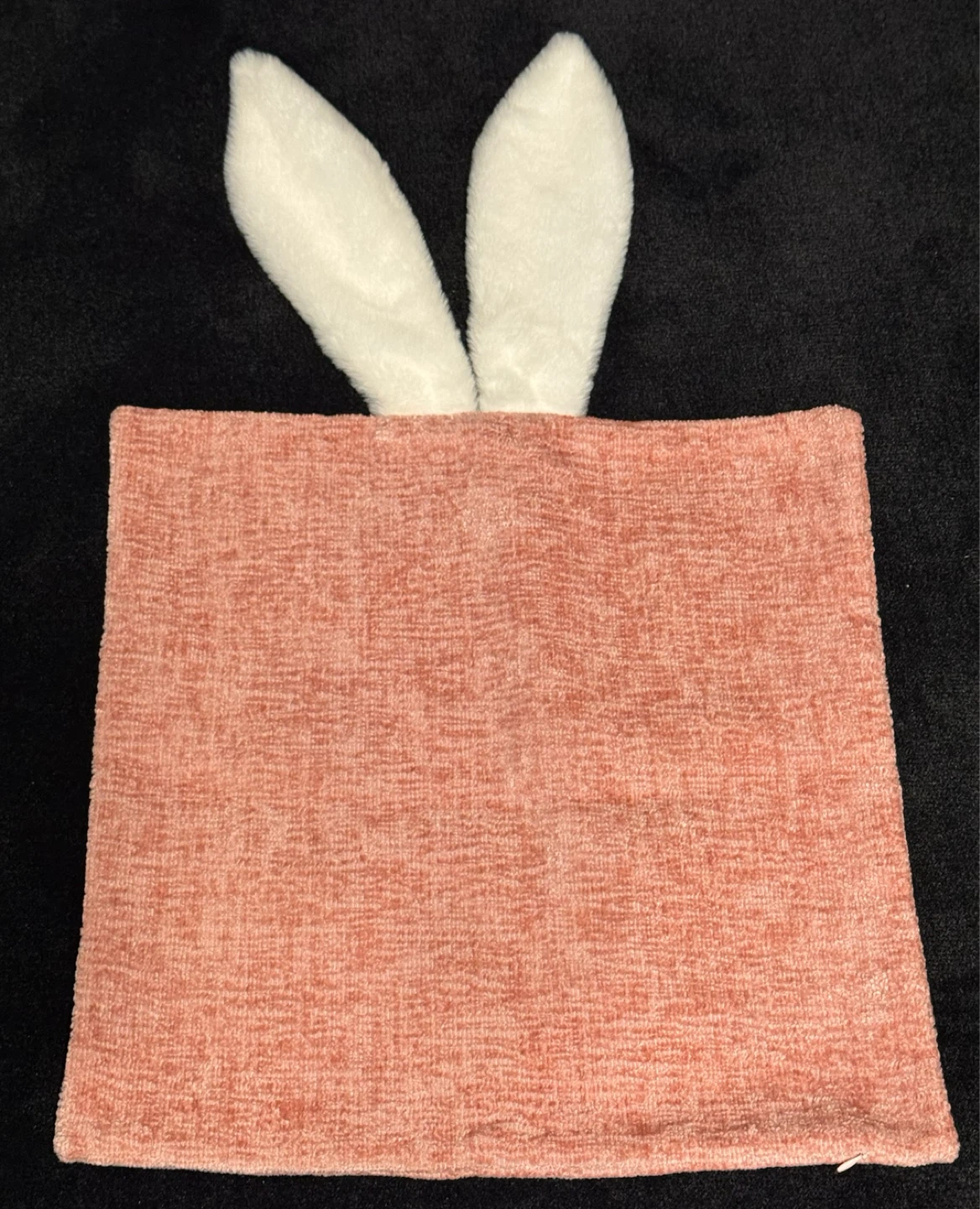 Decorative Throw Pillowcase with Bunny Ears