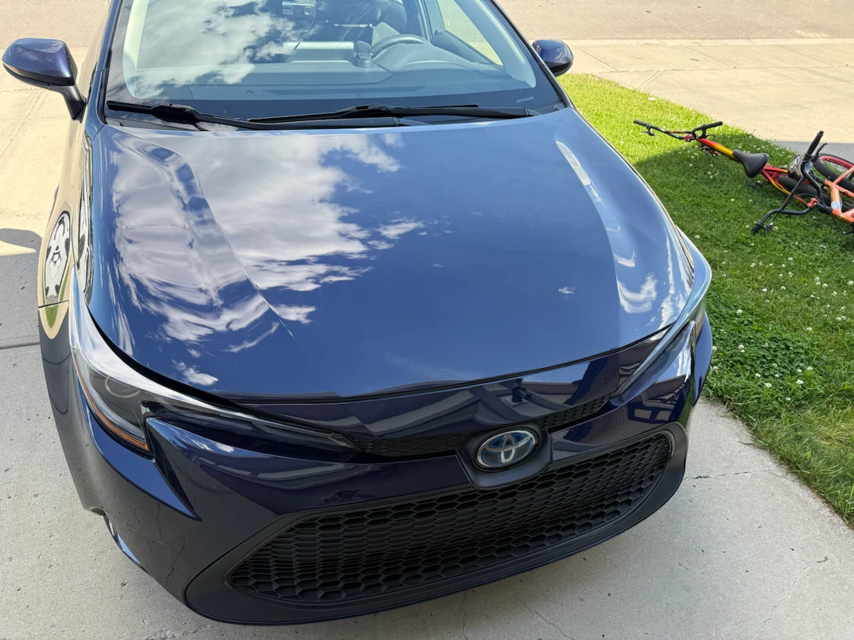Dark Blue Toyota Corolla Sedan
